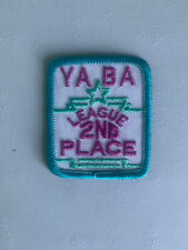 YABA 1980’s or 1990’s 2nd Place League Champion Vintage Bowling Patch Youth