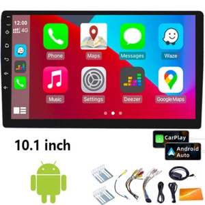 Android 8.1 Car Stereo Wireless Carplay 10" 2 Din Car Radio WIFI GPS MP5 Player - Picture 1 of 12