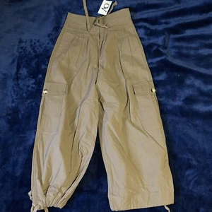 Grade & Gather Umber Cargohose mit Kordelzug Damen Größe S - Bild 1 von 24