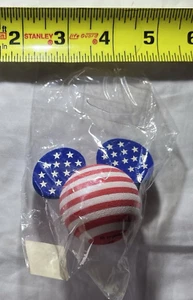 Disney Mickey Mouse Ears American Flag Patriotic Antenna Topper Loose - Picture 1 of 5
