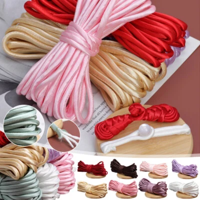 Handmade Woven Rope for Chinese Frog Buckle Cheongsam Button Sewing Strip DIY - Image 1 of 4