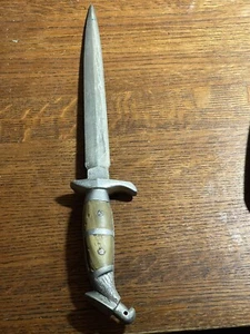 Antique Eagle Pommel inlaid Handle Dagger - Picture 1 of 8