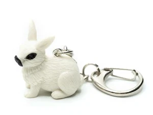 Rabbit Bunny Keychain Miniblings Easter Bunny Rubber - Picture 1 of 4