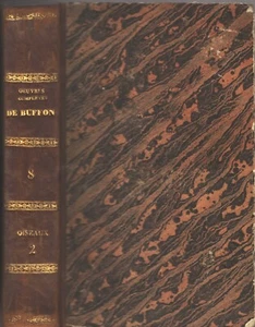 OISEAUX N°2 de BUFFON avec GRAVURES & suppléments de G. CUVIER T.VIII 1835 RARE - Foto 1 di 24