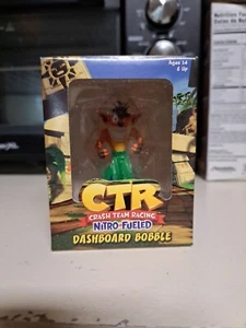 New CTR Crash Team Racing Nitro Fueled Dashboard Bobble Head NECA GameStop Promo - Picture 1 of 8