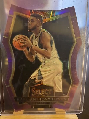 2016-17 Panini Select Die-Cut Purple Prizm /99 Karl-Anthony Towns 🔥 - Image 1 of 2