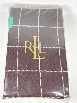 New Ralph Lauren King Sham-Lauren Suite Chocolate Windowpane 20"X36" Wool - Image 1 of 2