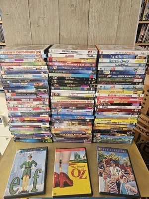 Lot 90 Kids Dvd Nickelodeon Disney Anime Movies - Image 1 of 4