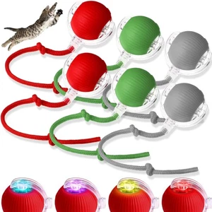6 Pack Interactive Cat Ball Toy 360° Automatic New Interactive Rolling Ball R... - Bild 1 von 7