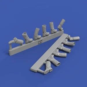 Royal Models 1/35 WWII German Infantry Boots (various positions) No. 4 - Picture 1 of 1