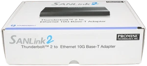 Promise Technology | Adaptateur SanLink 2 Thunderbolt 2 vers Ethernet 10G Base-T - Photo 1/6