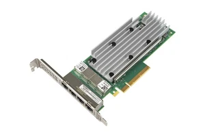 Network Card Dell Qlogic QL41164 4x10GbE RJ45 PCIe 3.0x8 33M0K - Picture 1 of 4