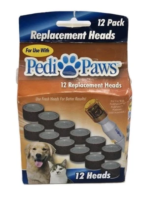 4 (no 12) cabezales de repuesto Pedi Paws para usar con PediPaws y PediPaws Platinum Foto 1 de 4