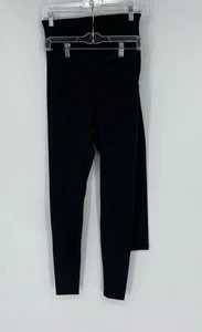 Lululemon Womens Black Elastic Waist Compression Leggings Size 6 Lot Of 2 - Picture 1 of 11