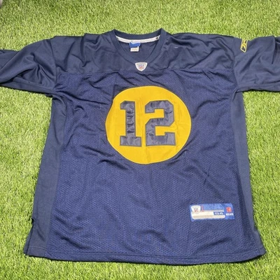 Camiseta deportiva retro Aaron Rodgers para hombre 54 Reebok Green Bay Packers cosida Acme  Foto 1 de 4