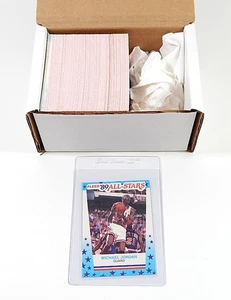 1989-90 Fleer Basketball Near Set (167/168) + Sticker Set (11) Nm/Mt Jordan - Imagen 1 de 4