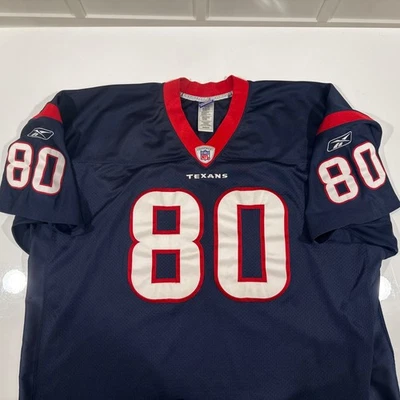 锐步男式蓝色达拉斯德州人 A. Johnson 80 NFL 足球球衣尺寸 3XL — 第 1/4 张图片