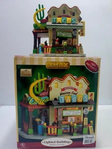 LEMAX Lighted Building Mama's Cocina 75527 5.5" X 6" X 6" In Original Packaging - Picture 1 of 7