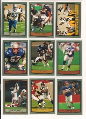 1999 Topps Football Trading Cards Singles / Pick / Choose From List #s 181 - 357 - Image 1 of 4