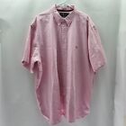 Vintage Ralph Lauren Men's Size 3XB Pink Cotton Button-Down Shirt