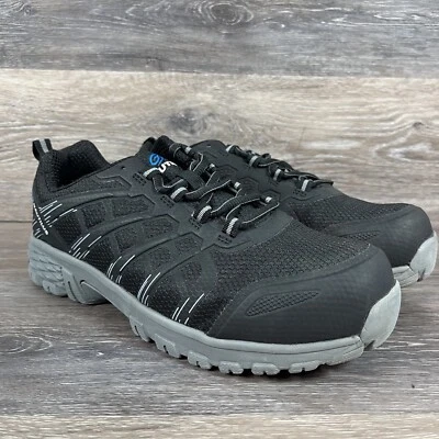 鹦鹉螺男式 N1900 Stratus 黑色复合鞋头工作安全鞋 9 码宽 — 第 1/4 张图片