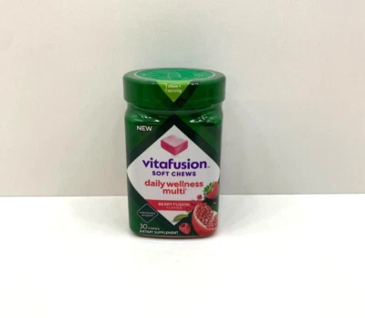 NEW Vitafusion Daily Wellness Multi Soft Chews Multivitamin SEALED 12/2025 - Image 1 of 4