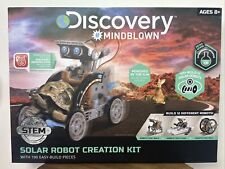 Discovery Mindblown Solar Robot Creation Kit STEM 190 Pieces Build 12 Robots NEW