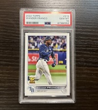 2022 topps wander franco psa 10 Rookie Card RC 215