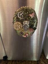 Refrigerator Magnets, Handmade One Of A Kind Lots Of Charms And Jewelry. 3 X 2.5