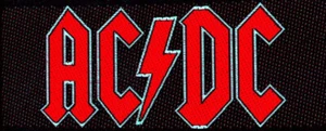 Ac / Dc - Red-White Logo Patch-keine Angabe #102904 - Picture 1 of 1