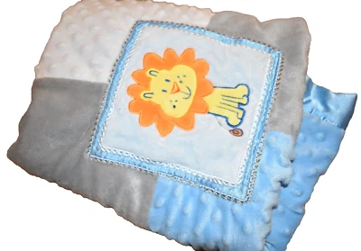 K5!WOW! Manta de bebé vintage A.D SUTTON & SONS LION de felpa Minky Dot terciopelo cuna Foto 1 de 4
