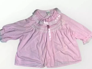 Gaymode NUEVA Chaqueta de Cama Encogerse de hombros Abuela Penneys Pétalo Rosa Encaje Cinta Nylon M De Colección - Imagen 1 de 9