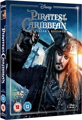 PIRATES OF THE CARIBBEAN SALAZARS REVENGE (Johnny Depp) New Blu Ray + Slipcase - image 1 of 2