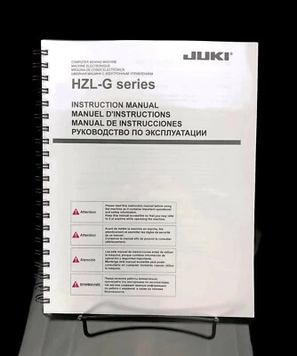 Juki HZL-G110 HZL-G210 Sewing Machine Instructions User Guide Manual Reprint - Image 1 of 4