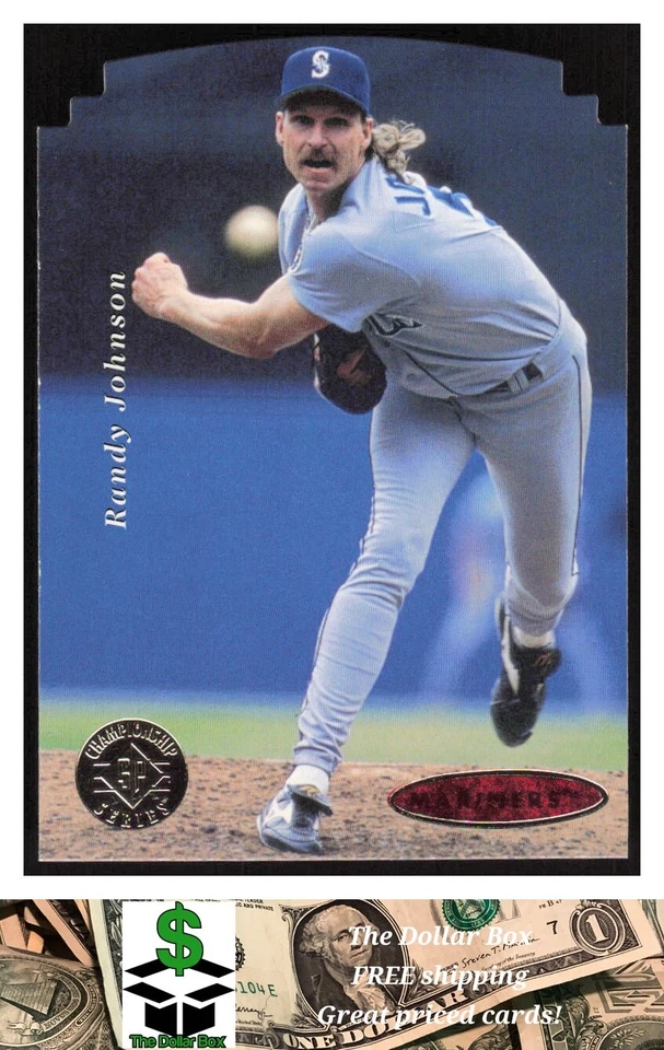 1995 SP Championship Die Cuts #186 Randy Johnson - Seattle Mariners - Image 1 of 2