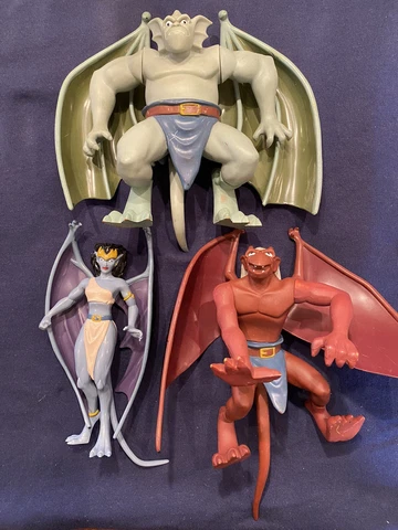 Lot of 3 Gargoyles Action Figure BVTV Applause Vintage Brooklyn Demona Broadway Cover
