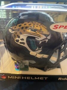 Jimmy Smith Signed Auto Jaguars Speed Mini Helmet w/ Ins Beckett Witness BAS COA