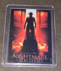 Póster de la película Freddy Krueger personalizado Pesadilla en Elm Street holográfico tarjeta refractora - Imagen 1 de 4