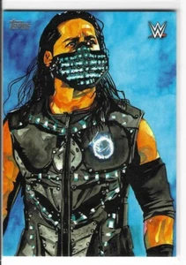 Mustafa Ali "Retribution" 2020 Topps Undisputed WWE Rob Schamerger Art Card RS-1 - Picture 1 of 1