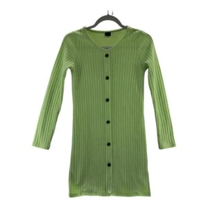 Art Class Long Sleeve Button Down Green Girls Dress Size 14/16 - Picture 1 of 5