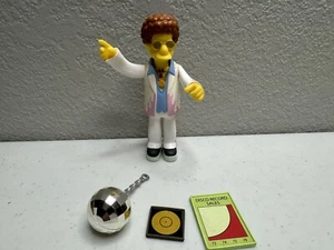 DISCO STU The Simpsons WOS World Of Springfield Action Figure Playmates - Picture 1 of 7