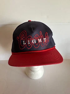 Vintage Coors Light Mesh Snapback Trucker Hat Cap - Picture 1 of 7