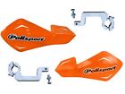 Polisport Fflow Orange Hand Guards Alloy Brackets Fits Yamaha Xt600 E 99 03
