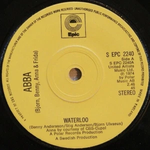 ABBA, Björn & Benny, Agnetha & Anni-Frid - Waterloo (7", Single, Sol) (Very Goo - Picture 1 of 2