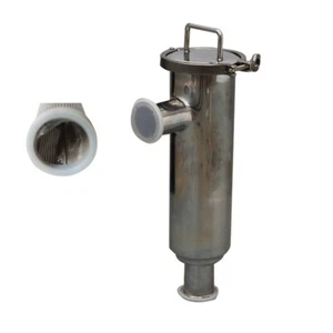 2" Quick Mounting Tri Clamp Angle Strainer Filter L-Type 100Mesh Stainless Steel - Picture 1 of 16