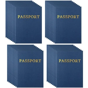 Blank Passport Notebook Bulk Play Passport Party Favors for Kids Fake Passpor... - Picture 1 of 7