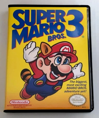 Super Mario Bros 3 SOLO ESTUCHE Nintendo NES Caja CUALQUIER 4+ 20% DE DESCUENTO CALIDAD A+ Foto 1 de 4