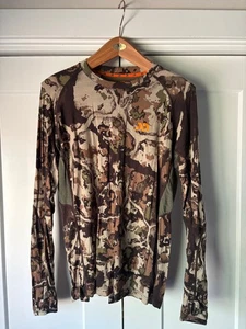 First Lite - Men's Large - Wick Long Sleeve Hunting Crew Camo - Fusion  - Picture 1 of 4