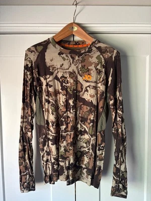 First Lite - Men's Large - Wick Long Sleeve Hunting Crew Camo - Fusion  - Image 1 of 4
