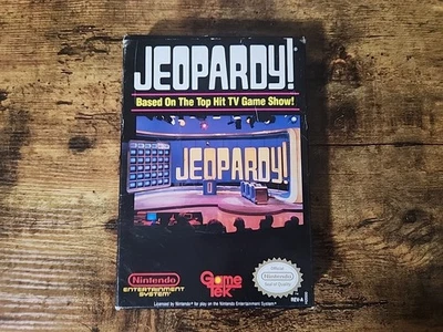 Jeopardy - (NES, 1987) *CIB* VGC* Black Seal* - Image 1 of 4
